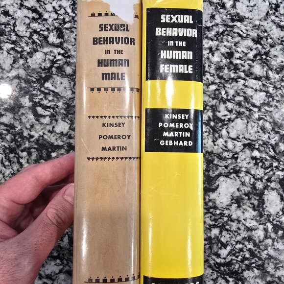 Kinsey Sexual Behavior in the Human Male & Female 1st Editions with Dust Jackets - Picture 2 of 6